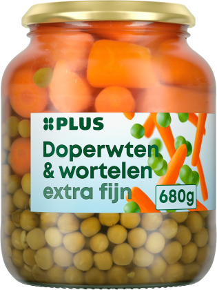 Doperwten en wortelen