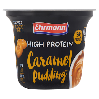 High protein pudding karamel