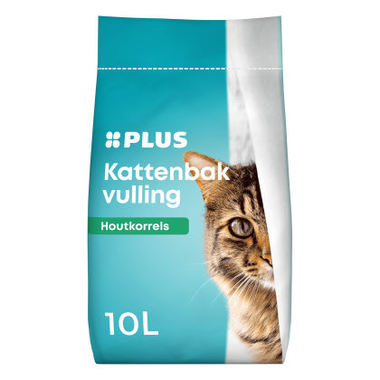 Kattenbakvulling houtkorrels 10 liter