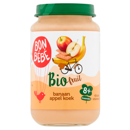 Bio 8mF0804 banaan appel koek