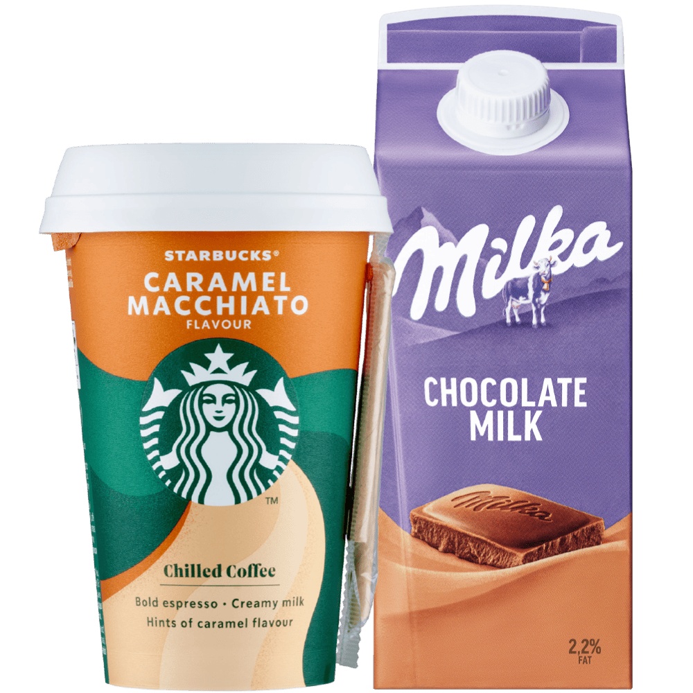 Alle Starbucks en Milka Drinks
