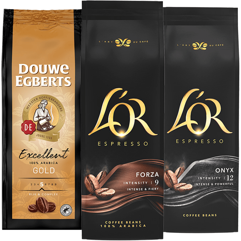 L'Or en Douwe Egberts Excellent Koffiebonen