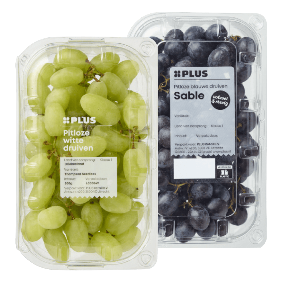 PLUS Pitloze witte of sable druiven