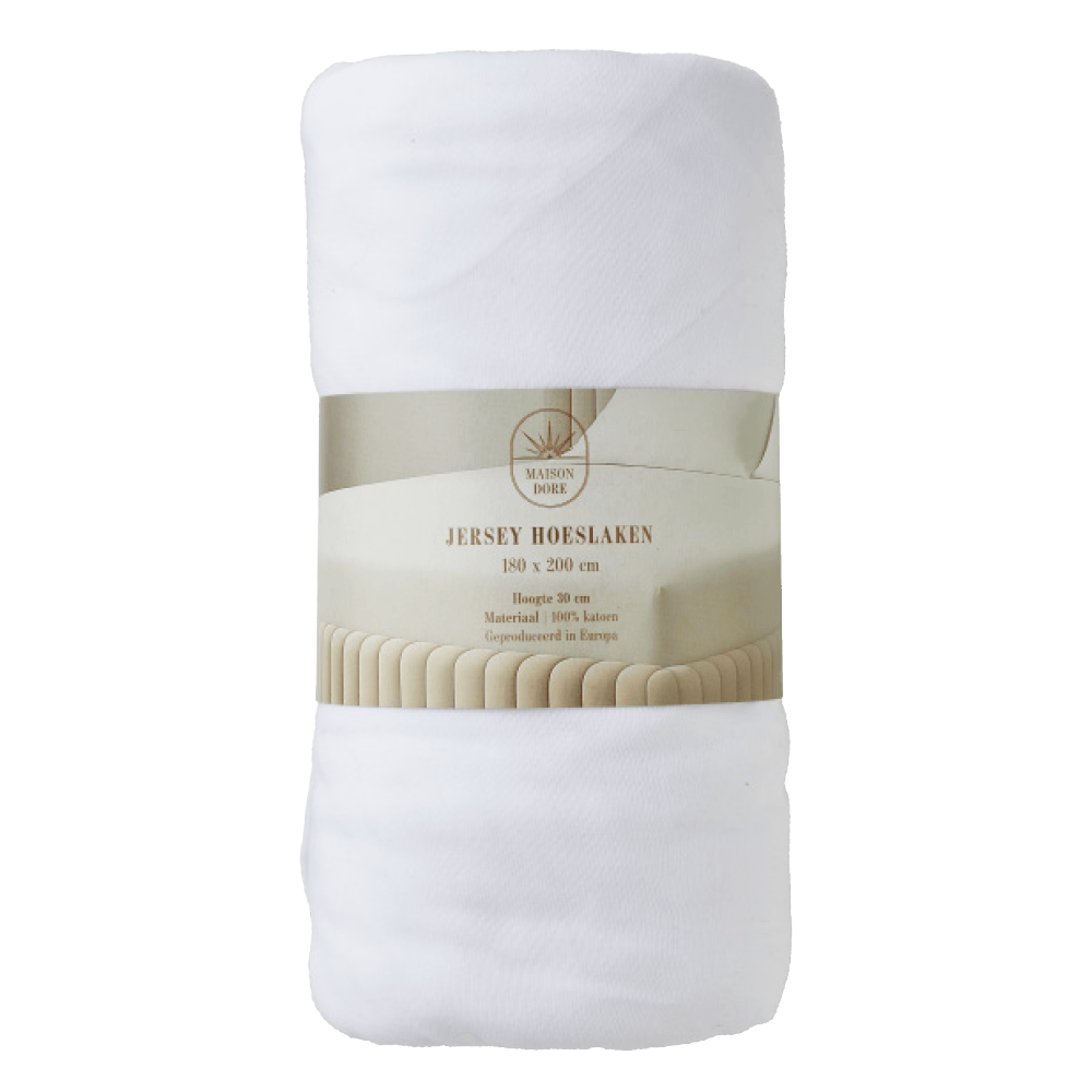 Maison Dore Jersey hoeslaken 100% combed cotton