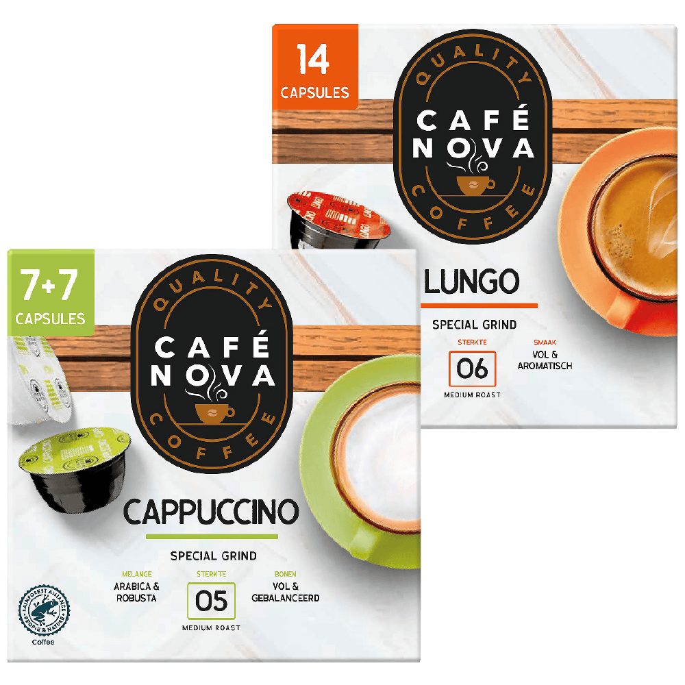 Alle Café Nova Dolce Gusto Compatible koffiecapsules