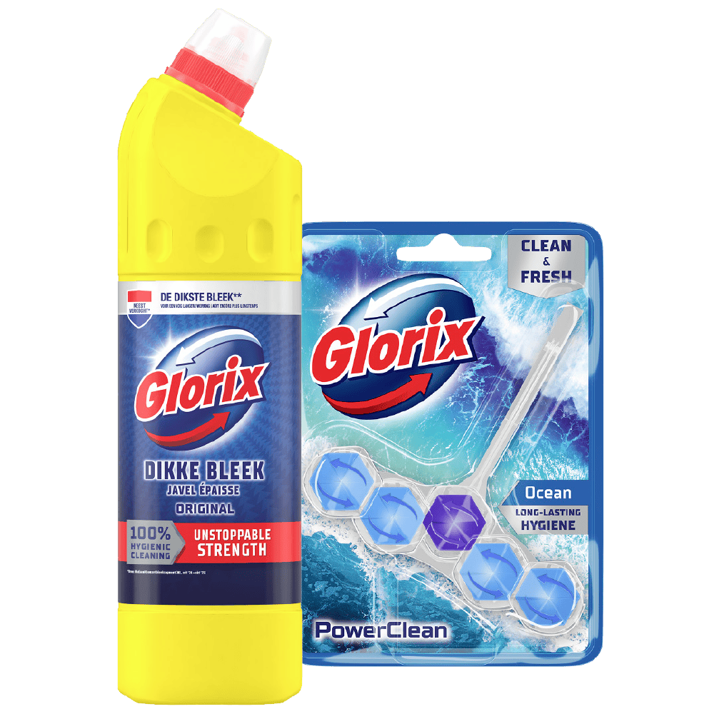 Alle Glorix Toiletgels en toiletblok enkelpakken