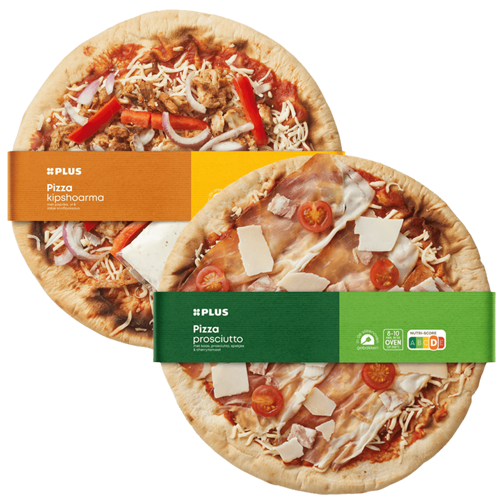 Alle PLUS Verse pizza's