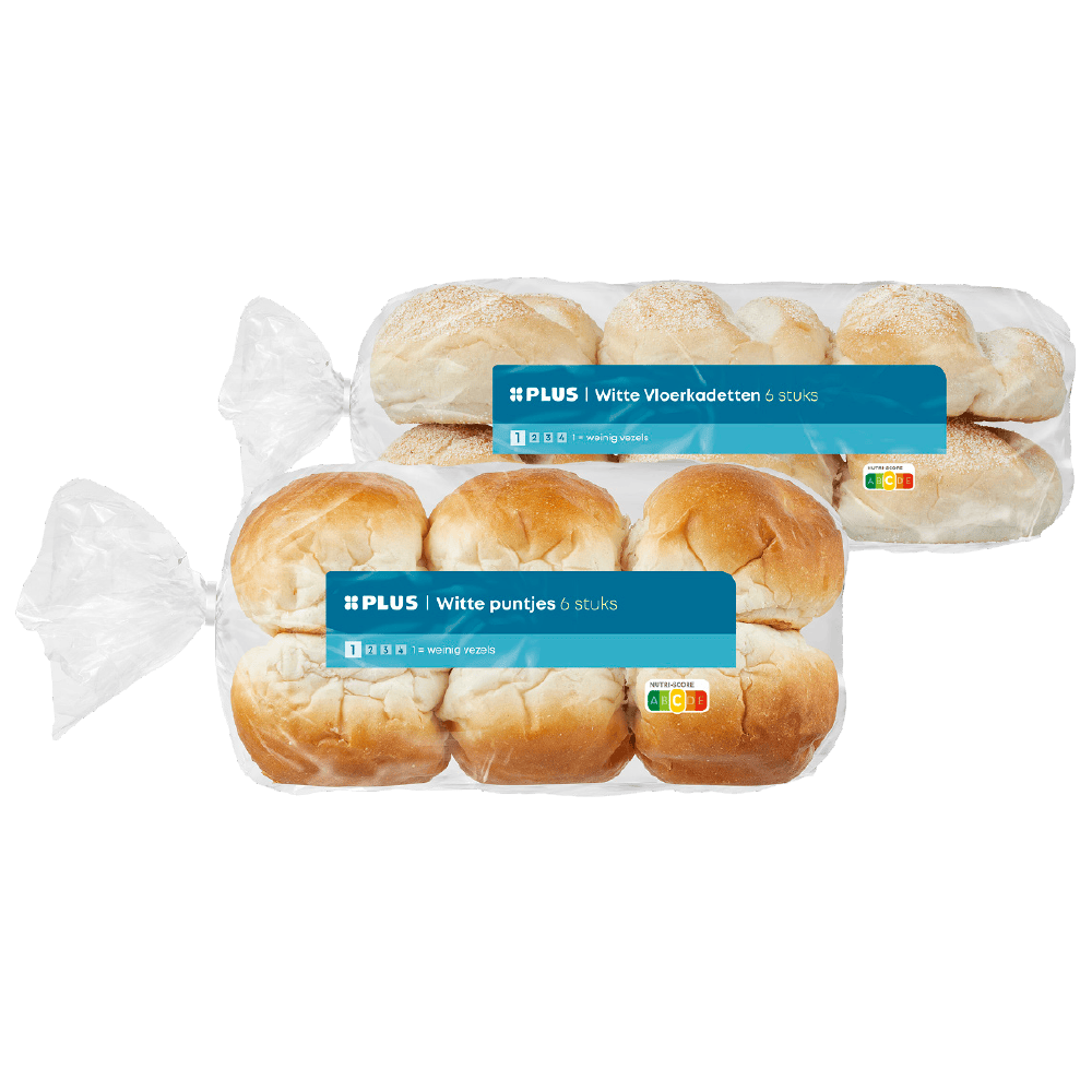 PLUS Witte puntjes en vloerkadetten