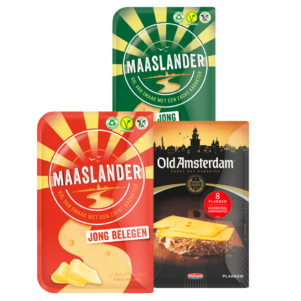 Alle Old Amsterdam en Maaslander Kaas