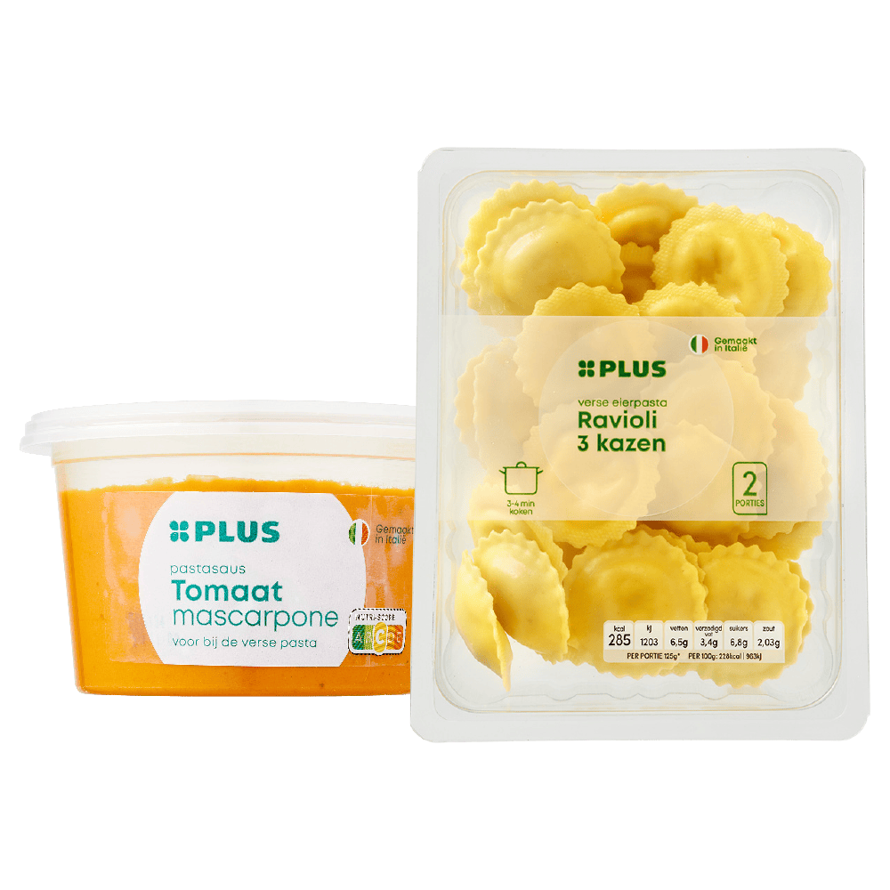 Alle PLUS Verse pasta en pastasauzen