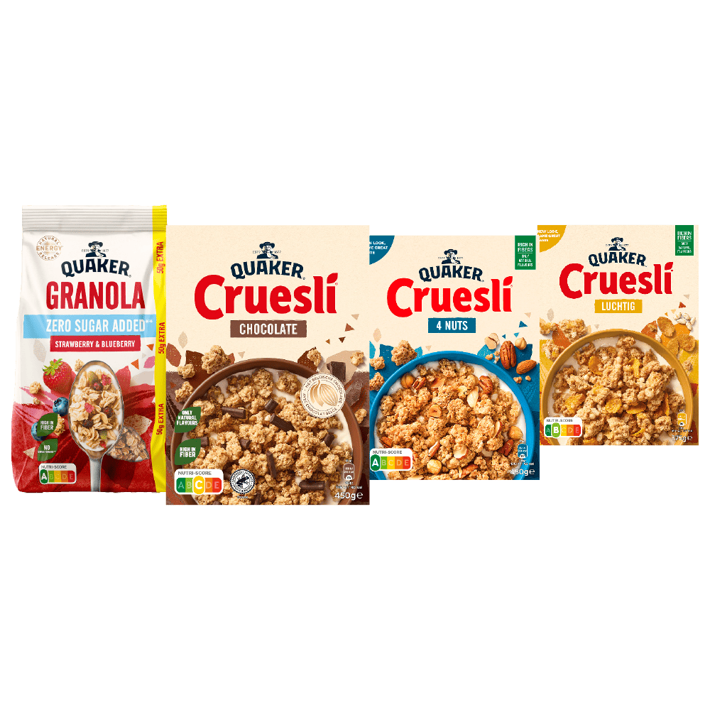 Quaker Cruesli en granola