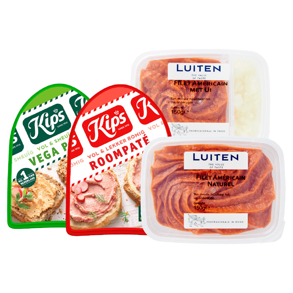 Luiten Filet Americain en Kips Paté