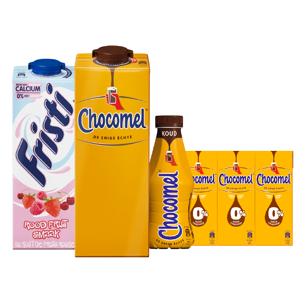 Alle Chocomel en Fristi