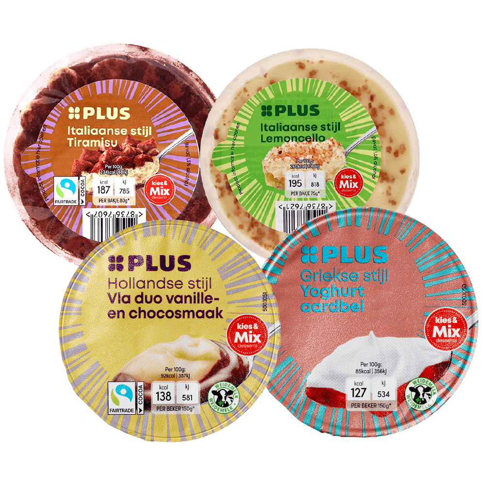 PLUS Kies & Mix Toetjes Hollands, Grieks en Italiaans