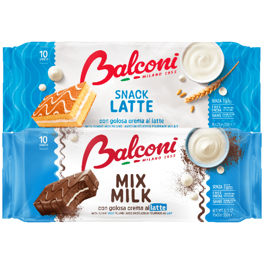 Mix max, rollino en snack latte