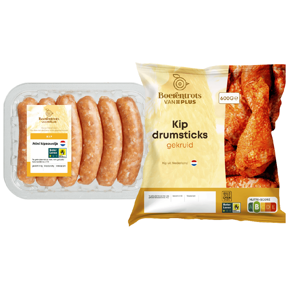 Kipdrumsticks en kipsaucijzen