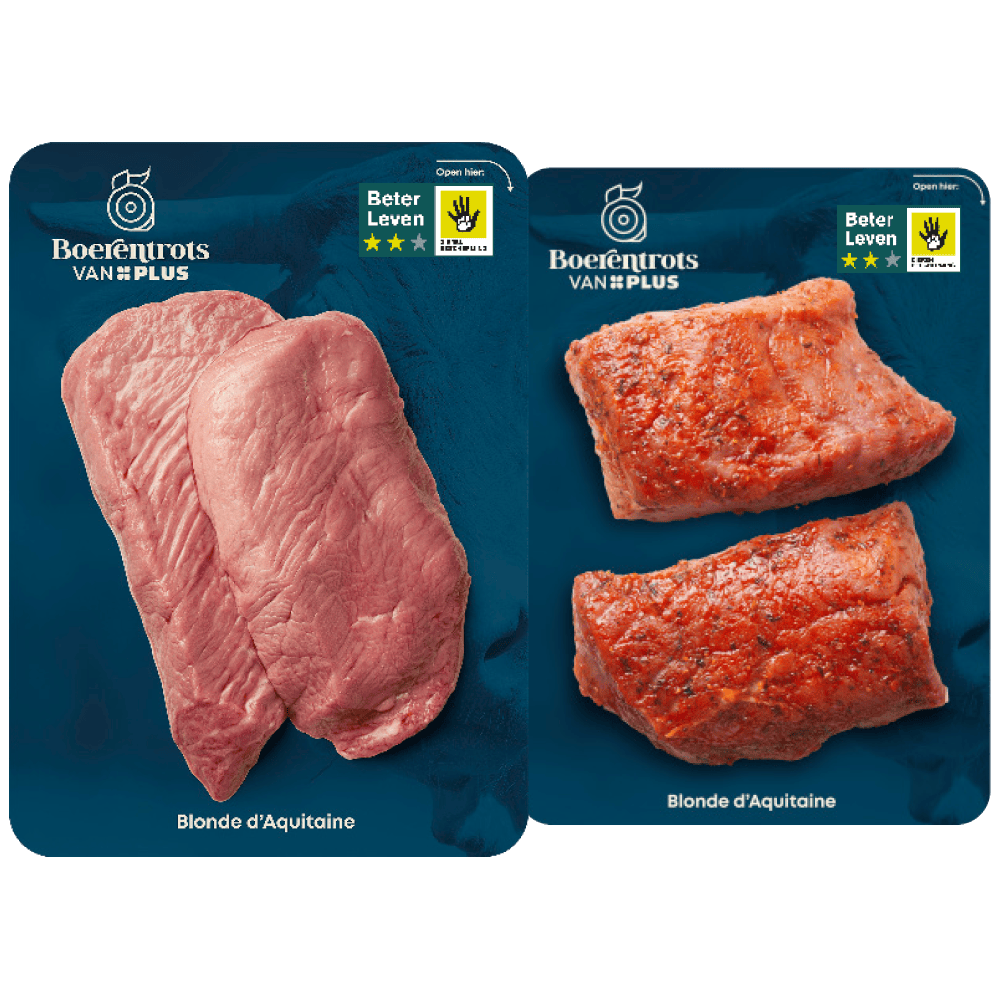 Blonde d'Aquitaine Rundersteaks