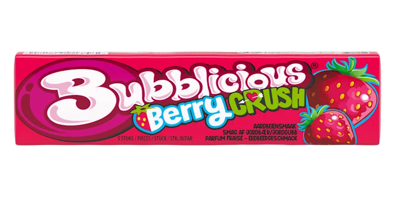 Bubblicious Kauwgom strawberry splash single