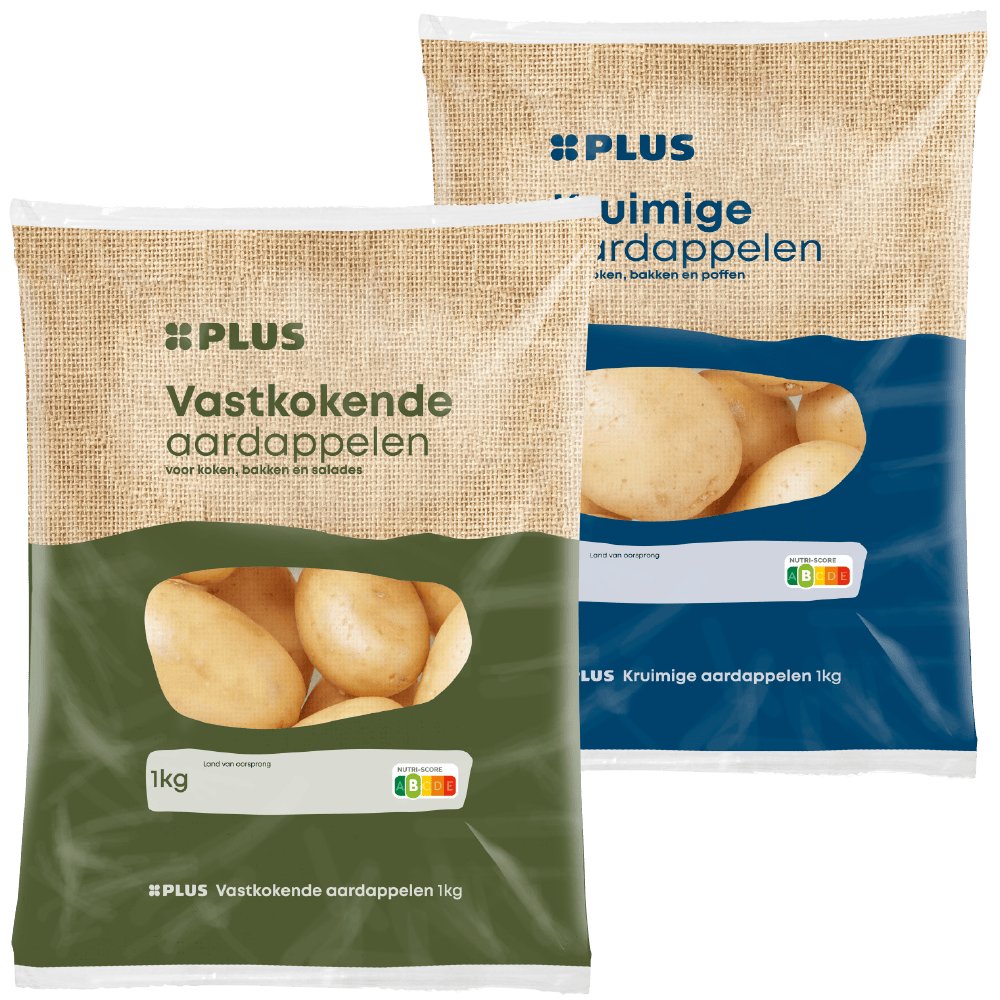 Vastkokende en kruimige aardappelen