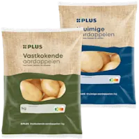 Vastkokende en kruimige aardappelen