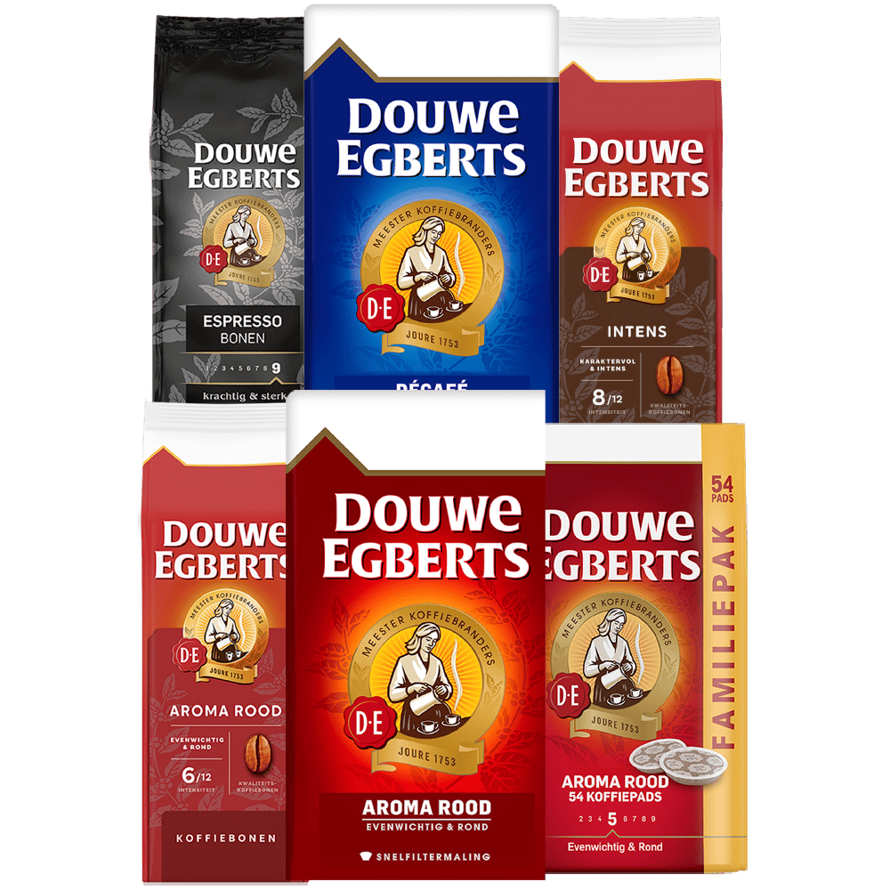 Aroma rood en decafé