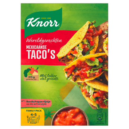 Wereldgerechten Mexicaanse Tacos XL