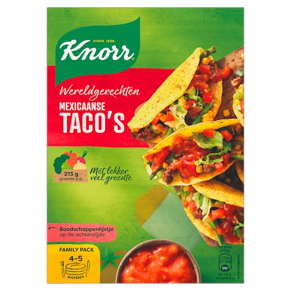 Knorr Wereldgerechten Mexicaanse Tacos XL