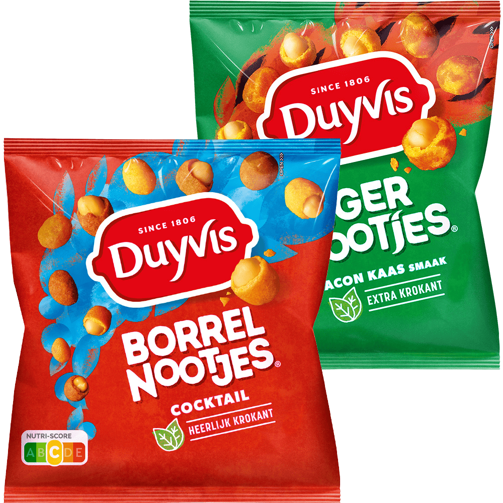 Borrel- en tijgernootjes