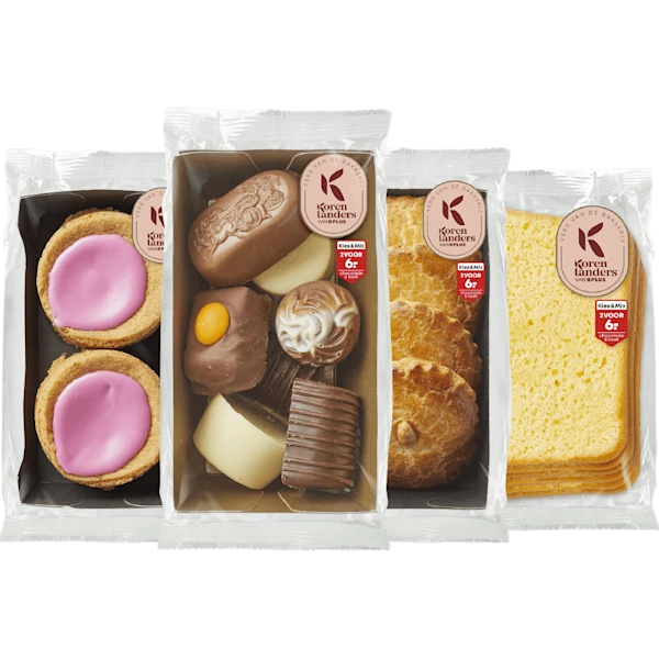 PLUS Korenlanders Kies & Mix Koek, cake en chocolade