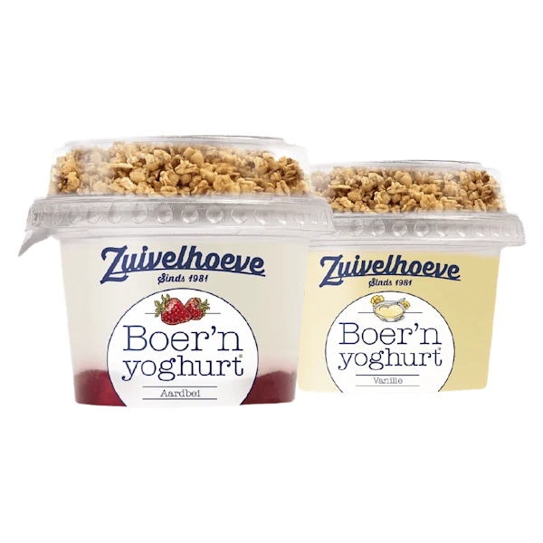 Zuivelhoeve Boer'n yoghurt met muesli