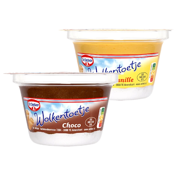 Alle Dr. Oetker Wolkentoetjes