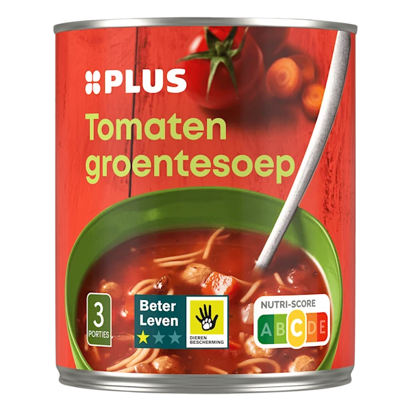 PLUS Tomaten groentesoep BLK 1 ster