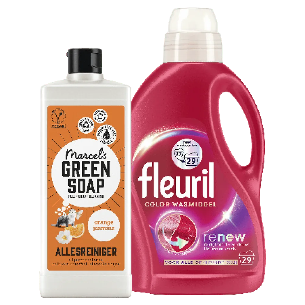 Dreft, Fleuril en Marcel's Green Soap