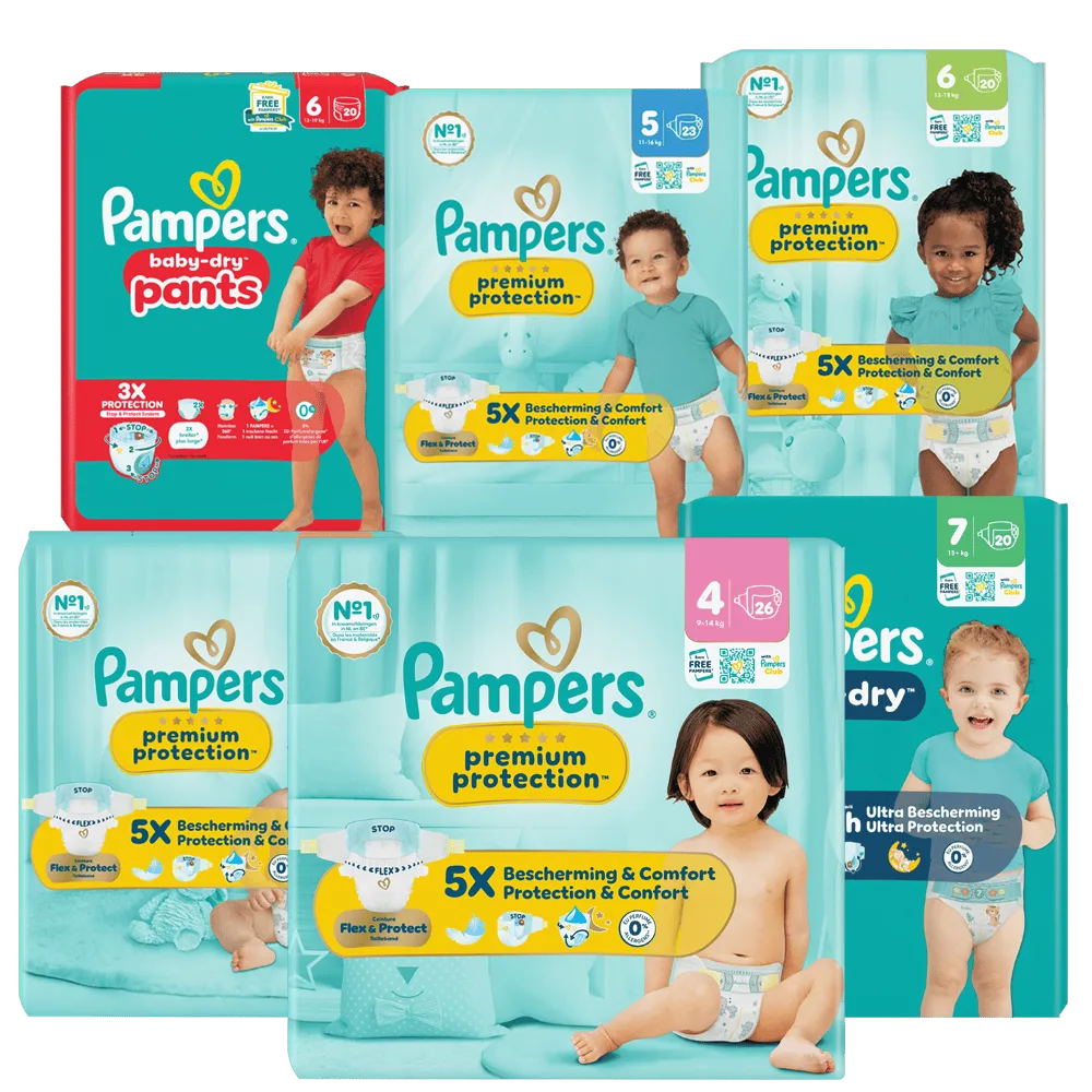 Alle Pampers Luiers en pants