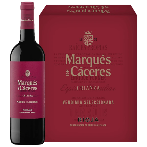 Wijn van de maand oktober Marqués de Cáceres Rioja Crianza DOCa