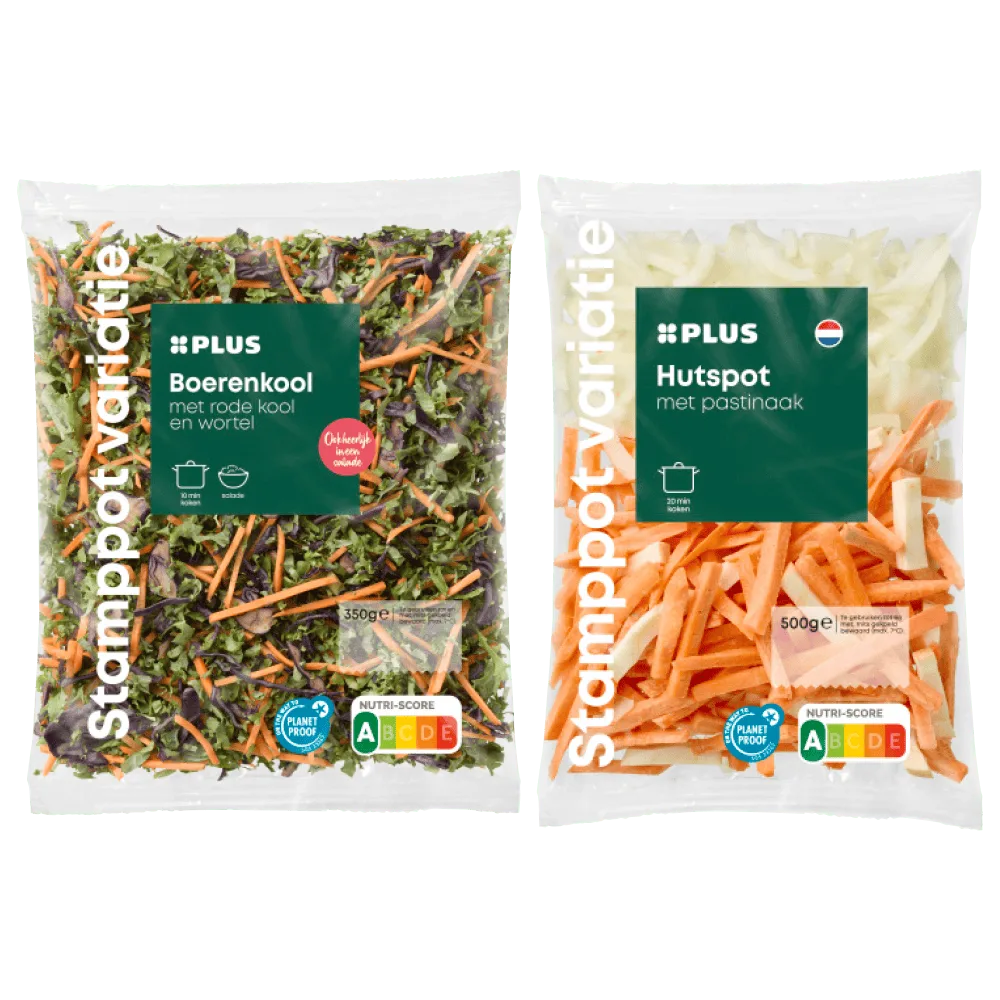 PLUS Stamppotvariatie boerenkool en hutspot