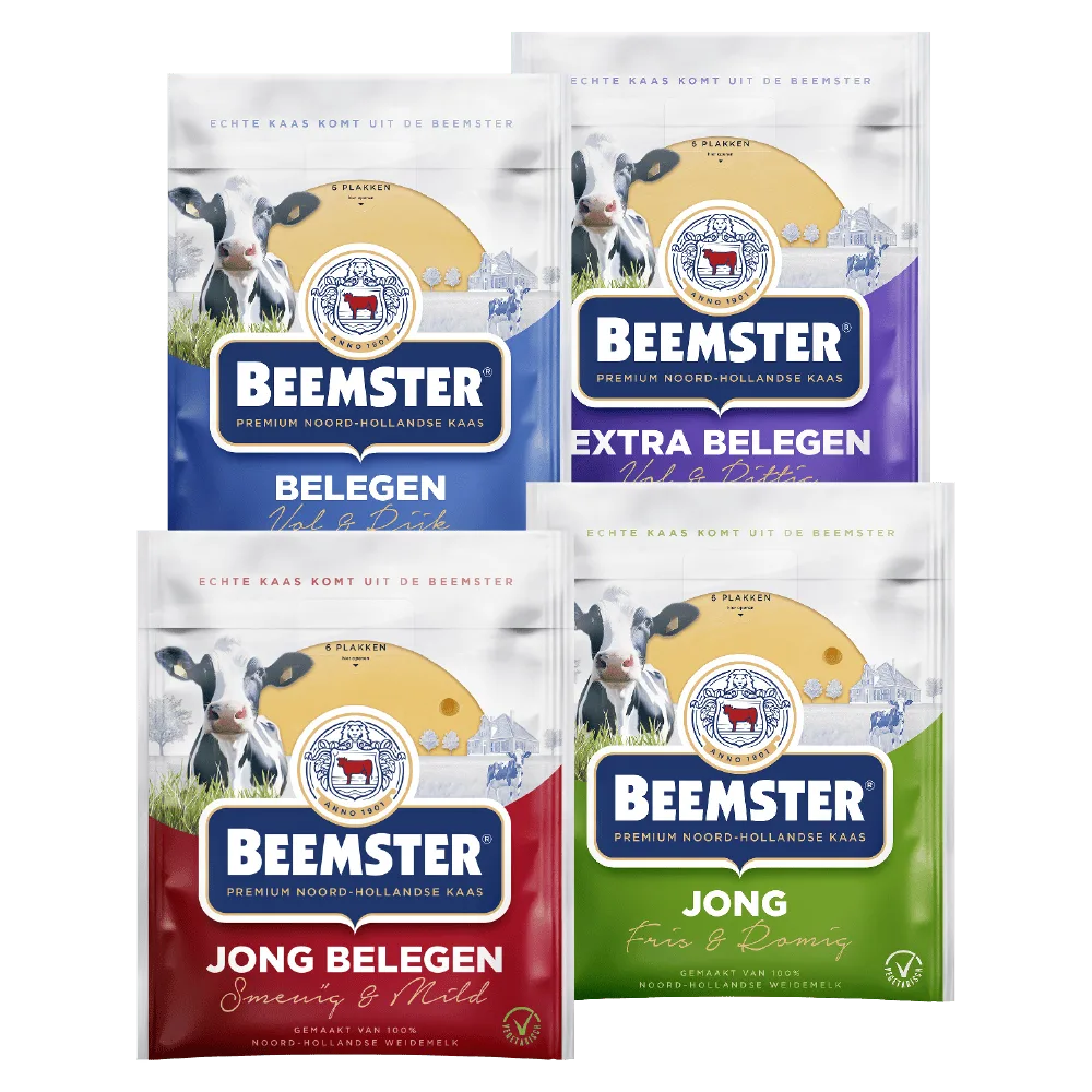 Beemster Kaas plakken