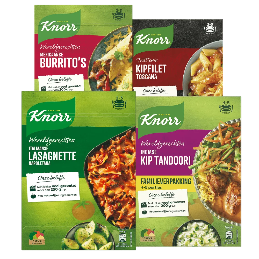 Alle Knorr Wereldgerechten
