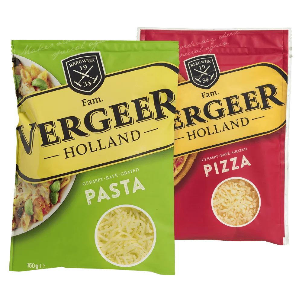 Alle Vergeer Geraspte kaas