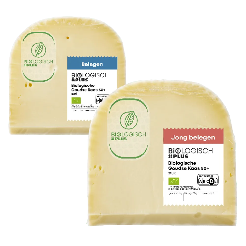 Alle Biologisch PLUS Kaas stukken 50+