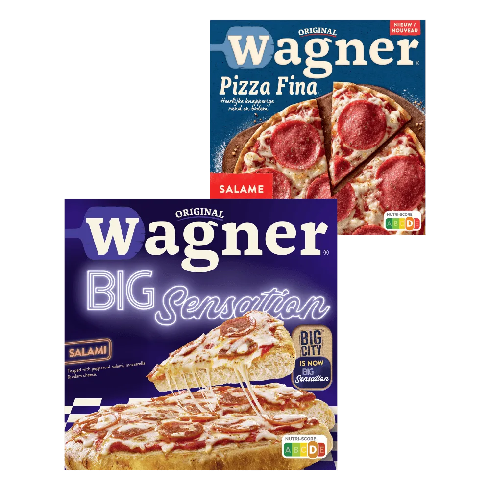 Alle Wagner Big sensation en pizza fina