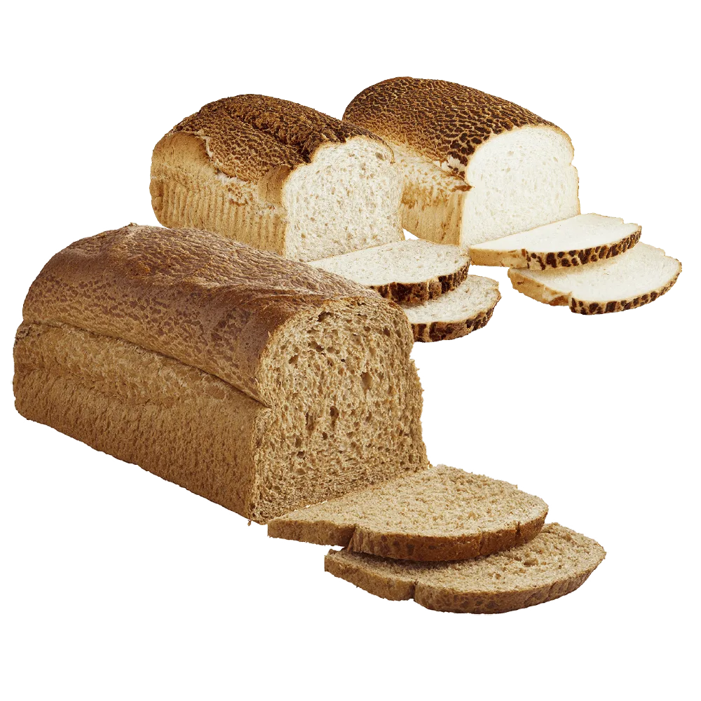 PLUS Korenlanders Tijgerbrood wit, bruin en volkoren
