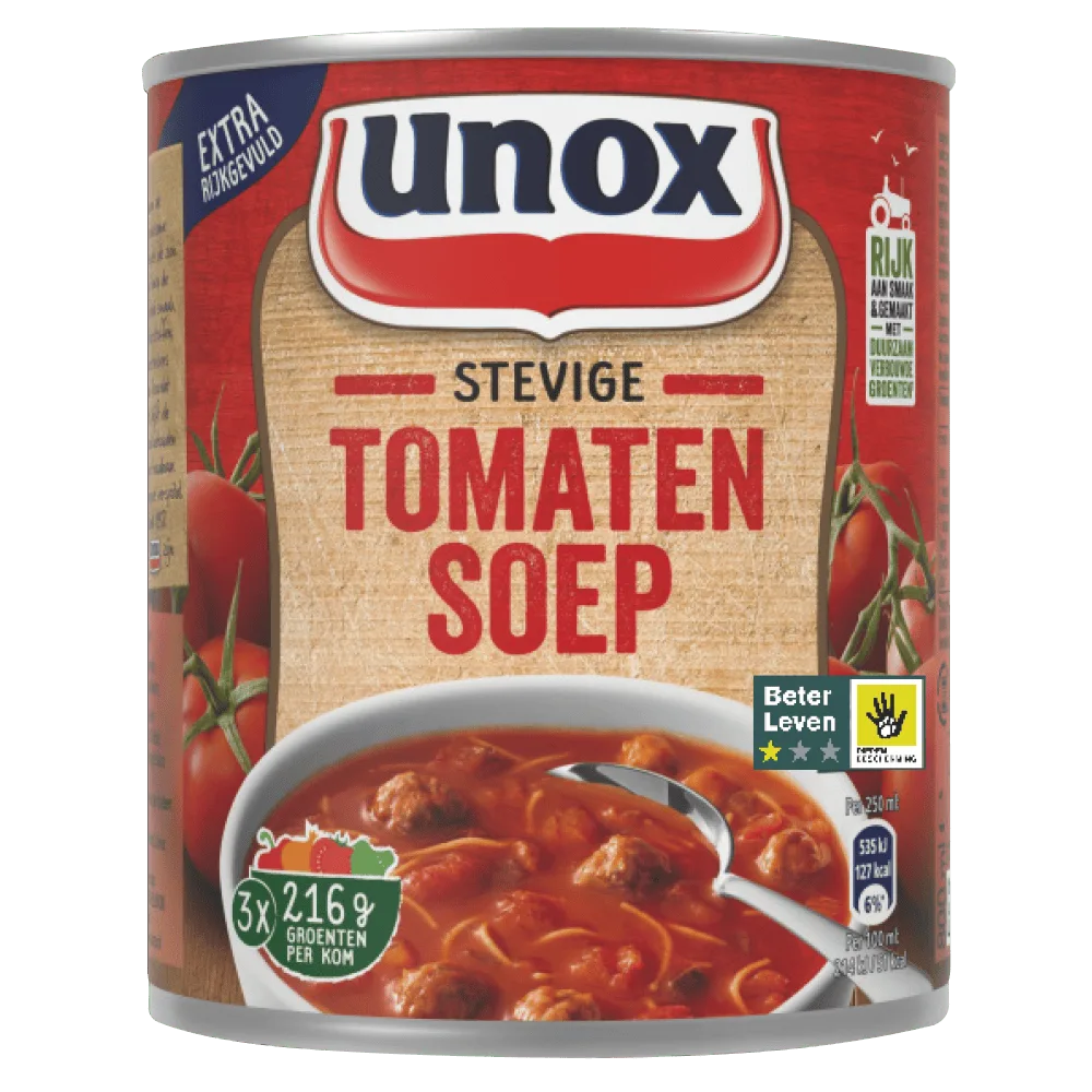 Unox Soep in blik