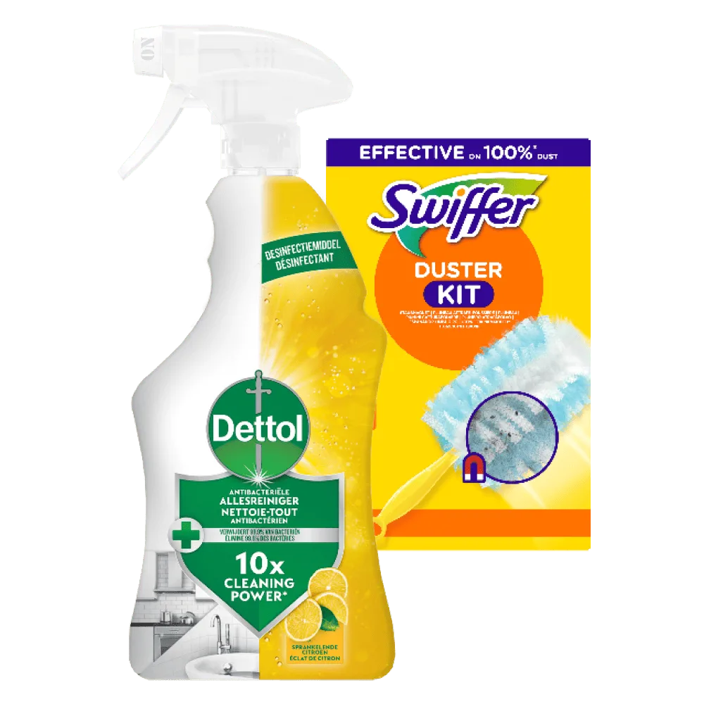 Alle Swiffer en Dettol