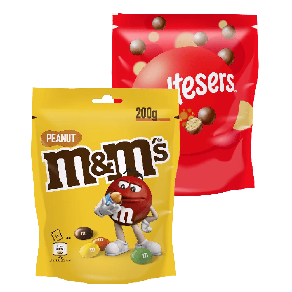 M&M's en Maltesers