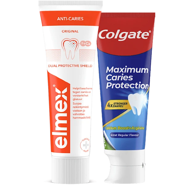Alle Elmex en Colgate