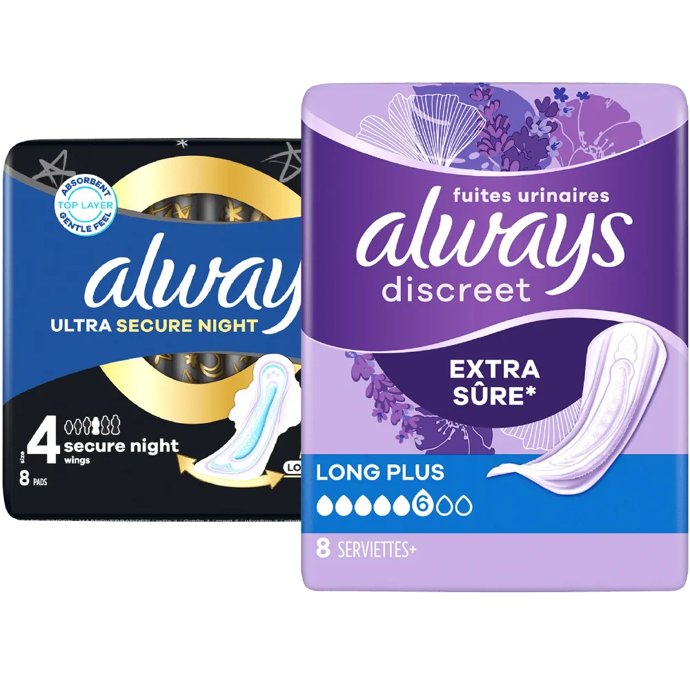 Alle Always Discreet, platinum en night