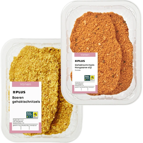 PLUS Gehaktschnitzels