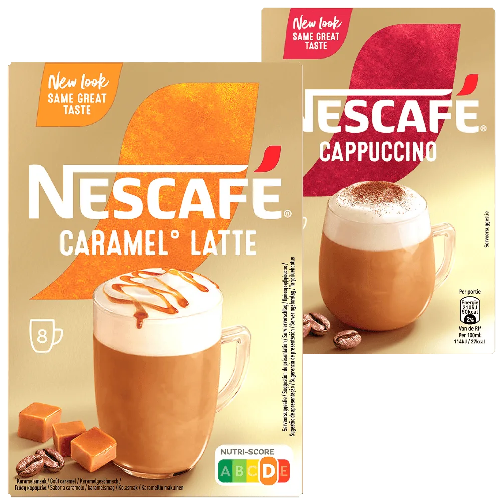 Nescafé en Starbucks Oploskoffie