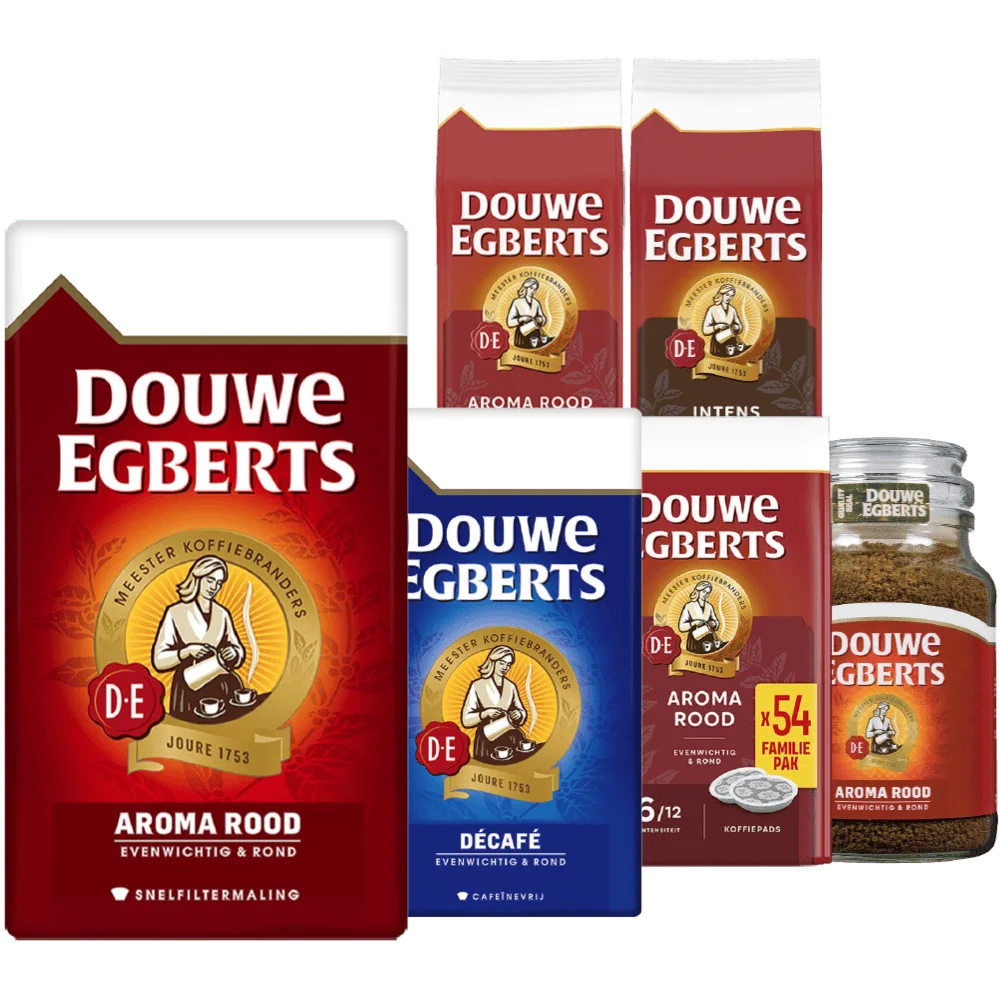 Douwe Egberts Aroma rood en decafé